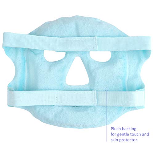 Cold Face Eye Mask Ice Pack Reduce Face Puff,Dark Circles,Gel Beads Hot Heat ...