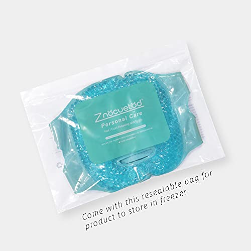 Cold Face Eye Mask Ice Pack Reduce Face Puff,Dark Circles,Gel Beads Hot Heat ...