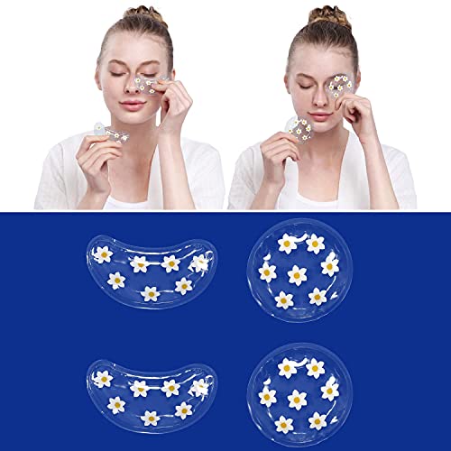 Gel Ice Pack Reusable Cooling Eye Pads and Under Eye Patches,Eye Hot Cold Tre...