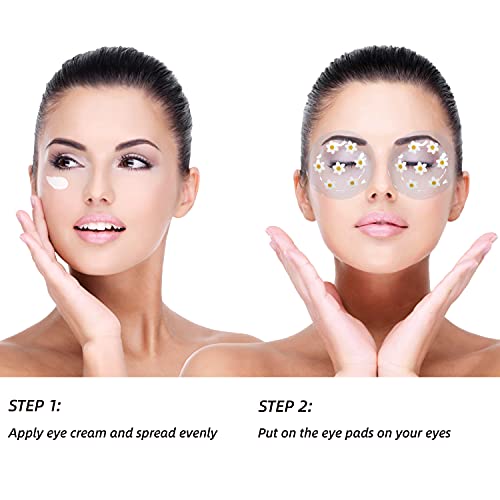 Gel Ice Pack Reusable Cooling Eye Pads and Under Eye Patches,Eye Hot Cold Tre...