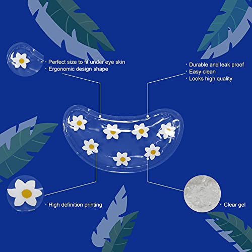 Gel Ice Pack Reusable Cooling Eye Pads and Under Eye Patches,Eye Hot Cold Tre...