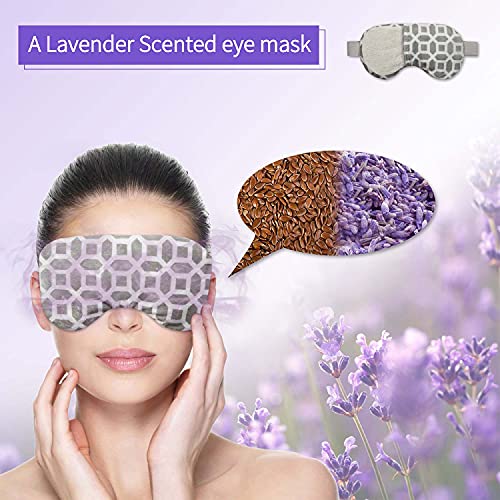 Moist Heat Eye Mask,Ice/Hot Compress Eye Pillow for Dry Eyes,Puffy Eyes with ...
