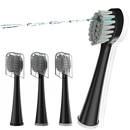 3 Count Brush Heads for Waterpik - Compact Replacement Flossing Toothbrush He...