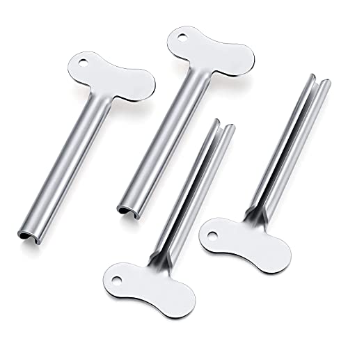 ZOCONE Toothpaste Squeezer, 6pcs Metal Tube Squeezer Key Stainless Steel Toot...