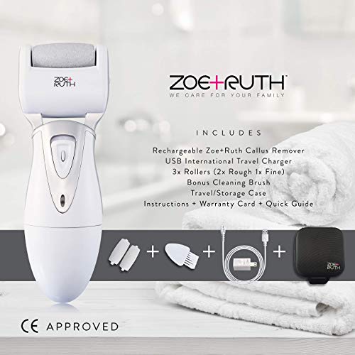 Electric Callus Remover Foot File, Rechargeable Pedicure Tools for Dry Hard C...