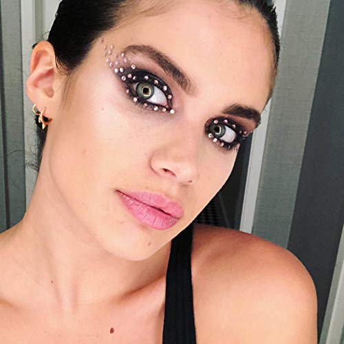 Zoestar Crystal Eye Jewels Breast Gems Festival Rave Stickers for Women (Styl...