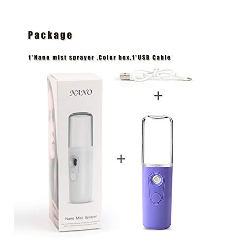 Mini Facial Mister, Portable Sprayer with USB Charging Port, Nano Spray Humid...
