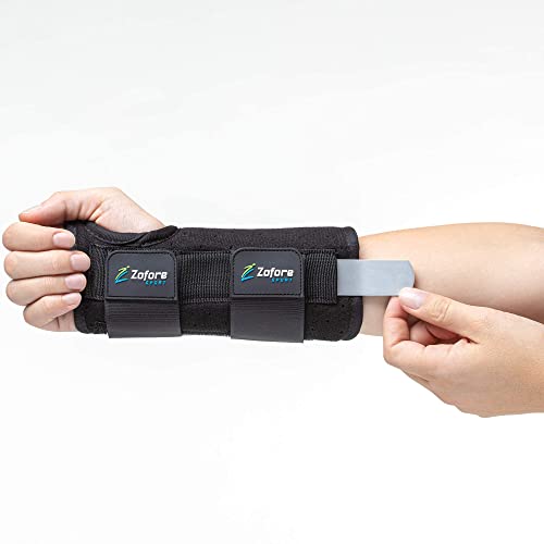 Carpal Tunnel Wrist Brace Support and Metal Splint Stabilizer [Single] - Help...