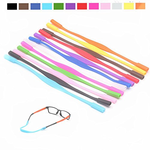 12 Colors Anti-slip Glasses Strap Sports Glasses Strap Holder for Kids,Glasse...