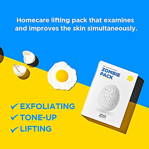 SKIN1004 Zombie Pack (1box - 8ea) | Wash off Face Mask for Aging Skin, Fine L...
