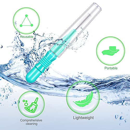 70 Pieces Interdental Brush Teeth Floss Tooth Cleaning Tool Toothpick Cleaner...
