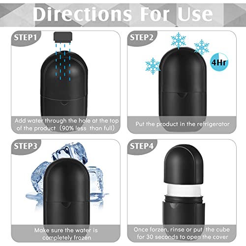 Ice Face Roller Beauty Ice Facial Roller for Face Skin Care Silicone Ice Stic...