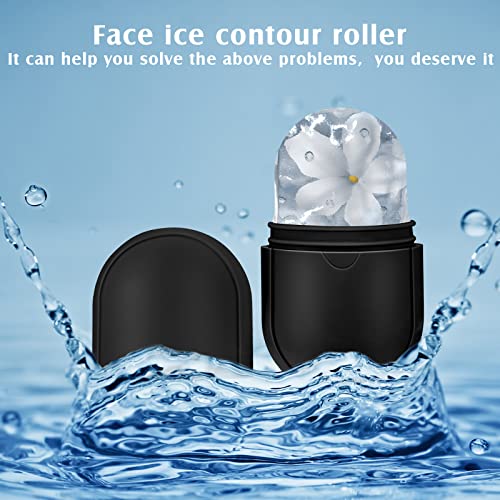 Ice Face Roller Beauty Ice Facial Roller for Face Skin Care Silicone Ice Stic...