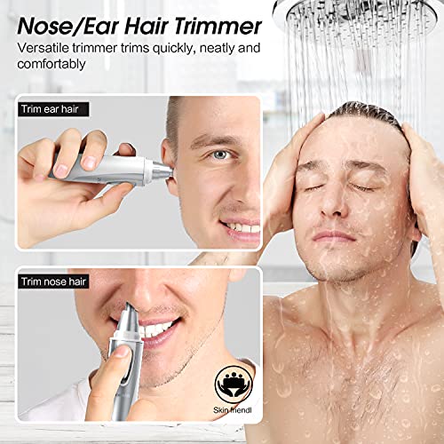 Ear and Nose Hair Trimmer Clipper - 2021 Professional Painless Eyebrow & Faci...