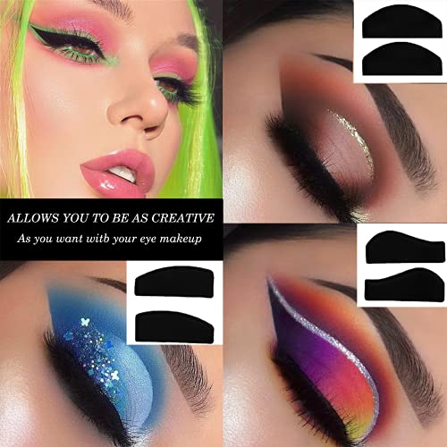 Eyeshadow Stamp Eyeshadow Crease Line Kit - Silicone Eyeshadow & Eyeliner App...