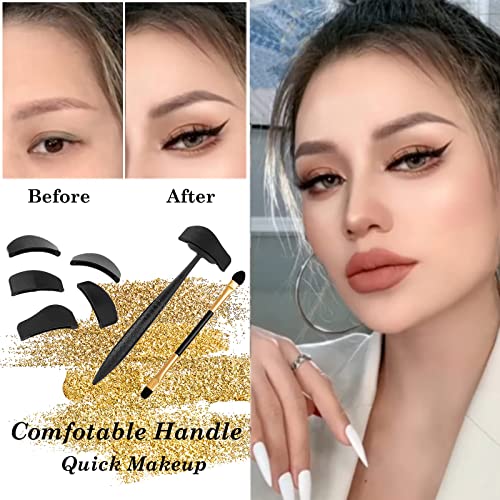 Eyeshadow Stamp Eyeshadow Crease Line Kit - Silicone Eyeshadow & Eyeliner App...