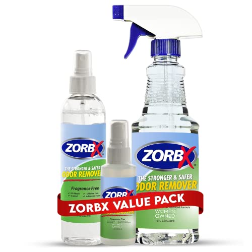 ZORBX Unscented Odor Eliminator Combo Value Pack - Used in Hospitals & Health...