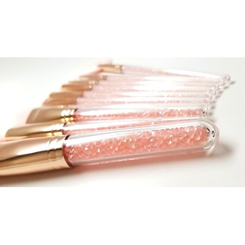 Highend Makeup Brushes Crystal Handle Makeup Brush Set 10pcs Best Make up too...