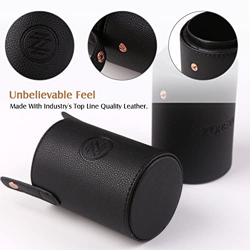 Zoreya Premium Travel makeup brush set 12 pieces essential Cosmetic tools Syn...