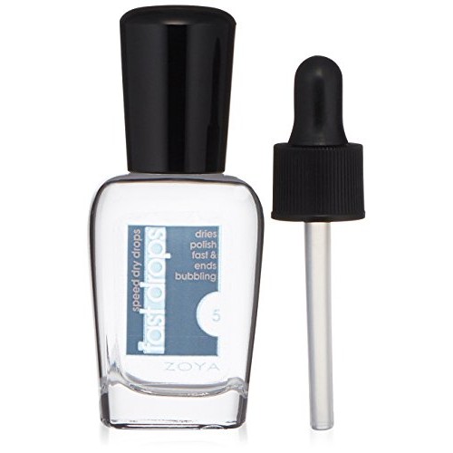 ZOYA Fast Drying Drops Top Nail Coat , Clear , 0.5 Fl Oz (Pack of 1)