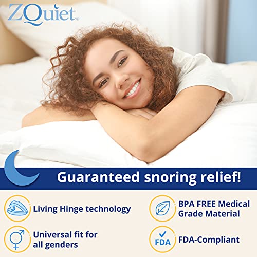 ZQuiet Anti-Snoring Mouthpiece Solution - Comfort Size #1 (Single Device) - M...