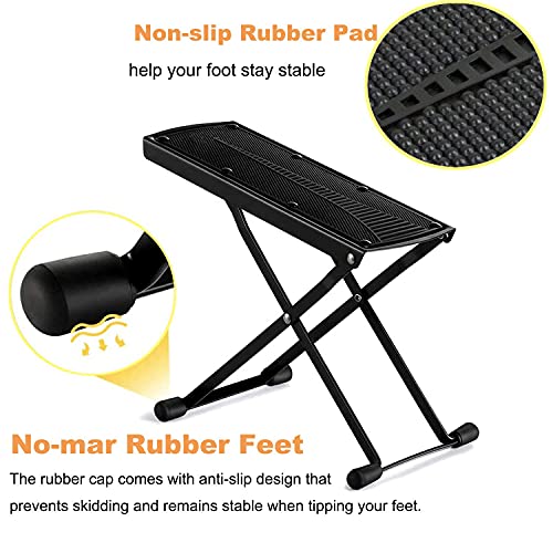 Pedicure Foot Rest, Non-Slip Sturdy Shower Foot Rest for Shaving Legs, 6-Posi...