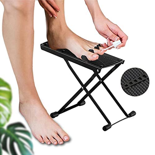 Pedicure Foot Rest, Non-Slip Sturdy Shower Foot Rest for Shaving Legs, 6-Posi...