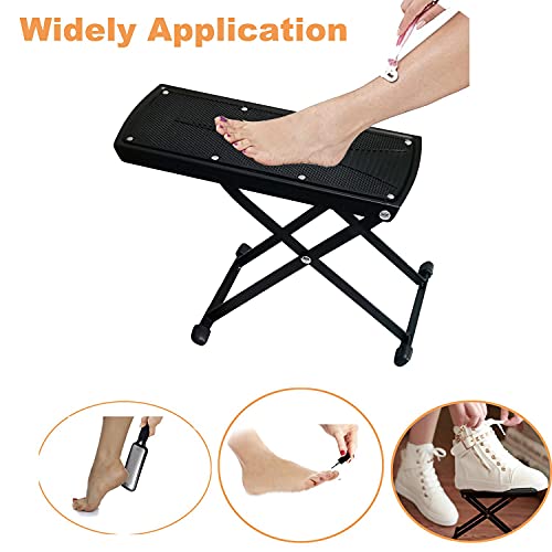 Pedicure Foot Rest, Non-Slip Sturdy Shower Foot Rest for Shaving Legs, 6-Posi...