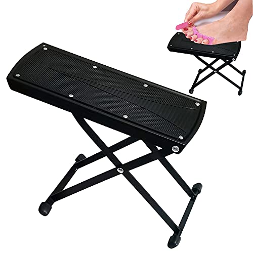 Pedicure Foot Rest, Non-Slip Sturdy Shower Foot Rest for Shaving Legs, 6-Posi...