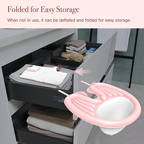 Mobile Salon - Adjustable Fold Portable Inflatable Rinse Basin with Air Pump ...