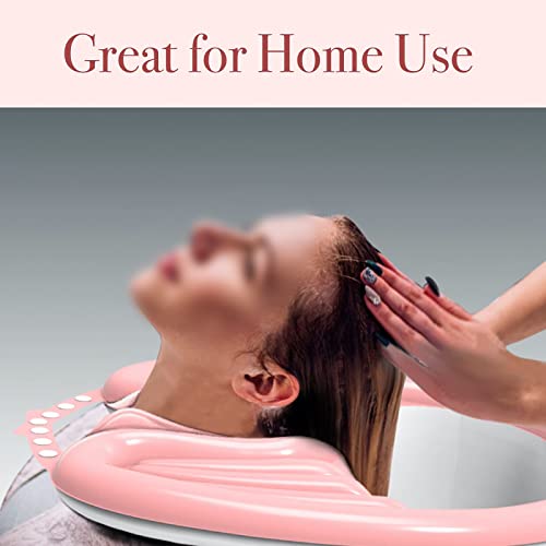 Mobile Salon - Adjustable Fold Portable Inflatable Rinse Basin with Air Pump ...