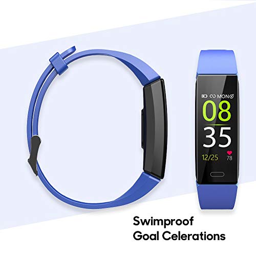 ZURURU Fitness Tracker with Blood Pressure Heart Rate Sleep Health Monitor, W...