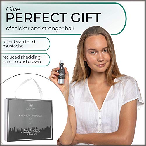 Beard & Hair Growth Derma Roller Kit for Beard Growth, Face, Scalp | Beard Ha...