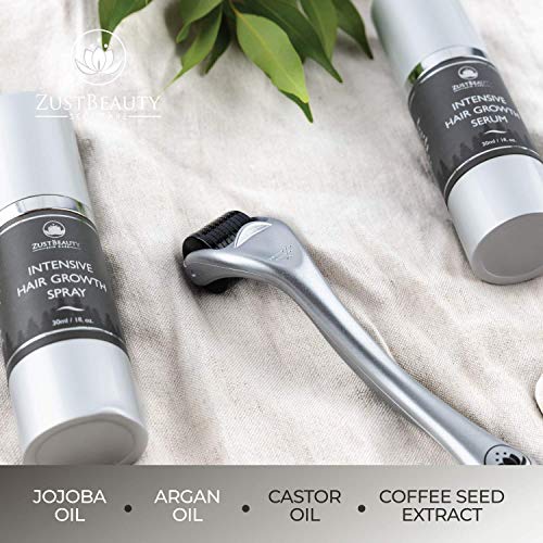 Beard & Hair Growth Derma Roller Kit for Beard Growth, Face, Scalp | Beard Ha...