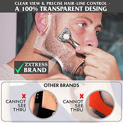 Beard Shaping Styling and haircut tools for men - Perfect for Hairline Line-u...