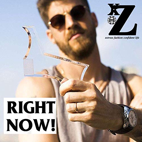 Beard Shaping Styling and haircut tools for men - Perfect for Hairline Line-u...