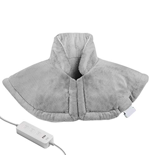 Heating Pad for Neck and Shoulder，Electric Heated Neck Wrap for Upper Back P...