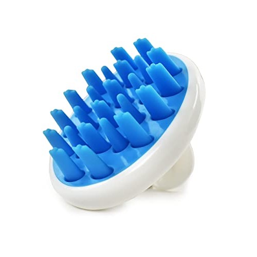 Zyllion Hair Shampoo Brush and Scalp Massager Care for Dandruff Removal, Scru...