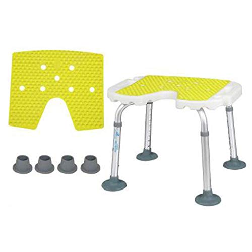 ZYLZL Shower Chair,Bath Seat Bench Shower Stool with Non-Slip Suction Cup Fee...