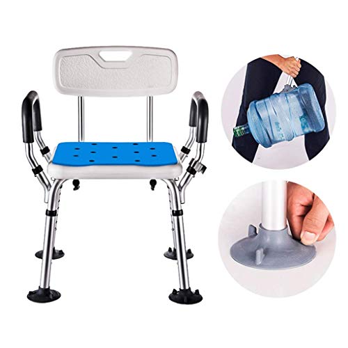 ZYLZL Shower Chair,Bathtub Seat Easy Clean Adjustable Shower Chair/Pregnant S...
