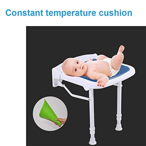 ZYLZL Shower Chair,Bathtub Seat Folding Shower Seat Bench Wall Shower Chair, ...