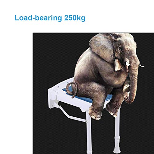 ZYLZL Shower Chair,Bathtub Seat Folding Shower Seat Bench Wall Shower Chair, ...
