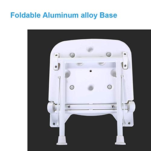 ZYLZL Shower Chair,Bathtub Seat Folding Shower Seat Bench Wall Shower Chair, ...