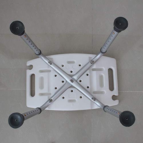 ZYLZL Shower Chair,Ergonomic Molded Plastic Seat Shower Bench Stool Bathtub L...