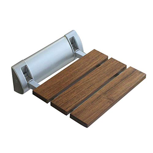 ZYLZL Shower Chair,Foldaway Shower Seating Chair Wood Wall Mount Shower Seat ...