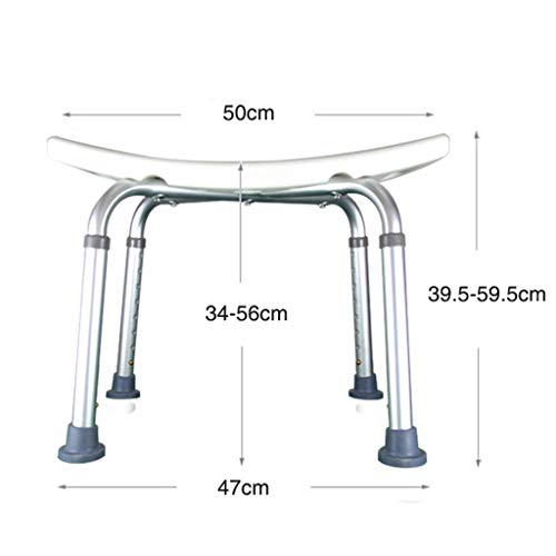 ZYLZL Shower Chair,Household Pregnant Woman Bath Stool with Backrest Shower S...