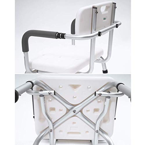 ZYLZL Shower Chair,Pregnant Woman Bath Stool Household Shower Seat Bench with...