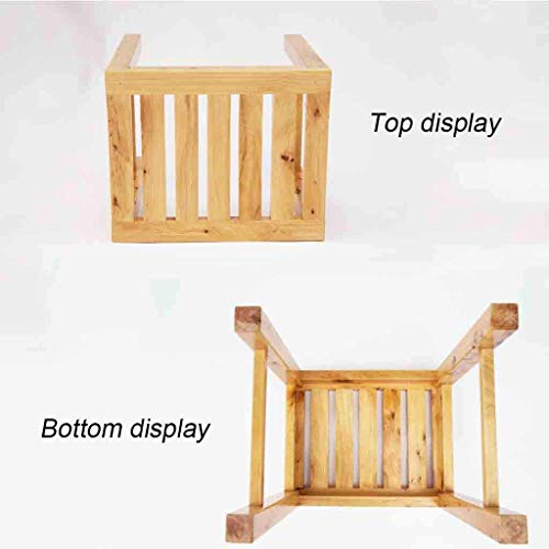 ZYLZL Shower Chair,Wood Shower Seat Bench Ergonomic Bathtub Chair Bathroom Co...