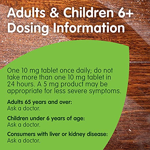 Zyrtec 24 Hour Allergy Relief Tablets, Antihistamine Allergy Medicine with 10...