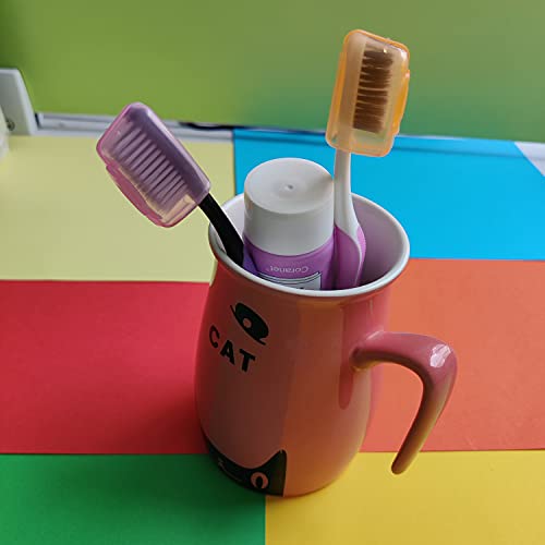 10 Pieces Portable Toothbrush Containers Travel Toothbrush Cap Cover Tooth Br...